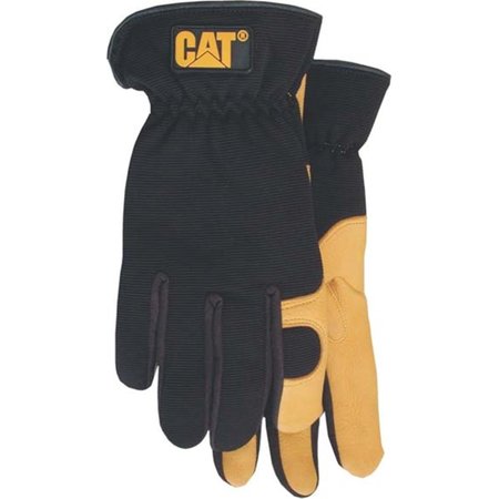 CAT GLOVES RAINWEAR BOSS MFG Medium Premium Leather Gloves With Gel Pad In Palm CA309886